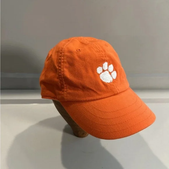 Team Nike Clemson Tigers Embroidered Adjustable Orange Hat Cap OSFM Y2K NCAA - Picture 3 of 7